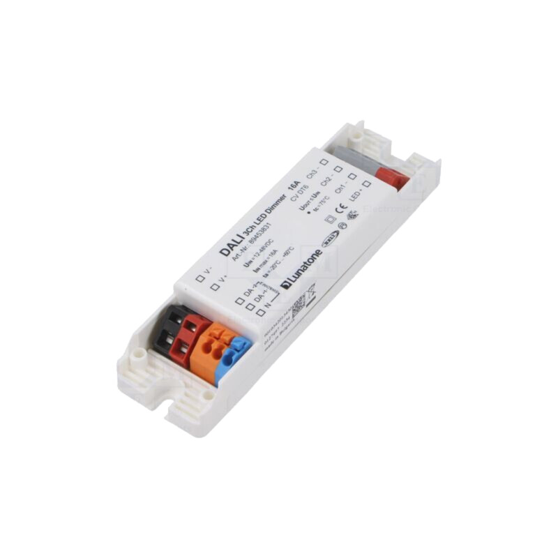 Alimentator: pulsatoriu; LED; 12÷48VDC; IP20; 120x30x22mm; OUT: 3 Alimentator: pulsatoriu; LED; 12÷48VDC; IP20; 120x30x22mm; OUT: 3