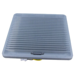 Ventilator: AC; axial; 230VAC; 74÷115m3/h; 42dBA; bilă; IP54; gri