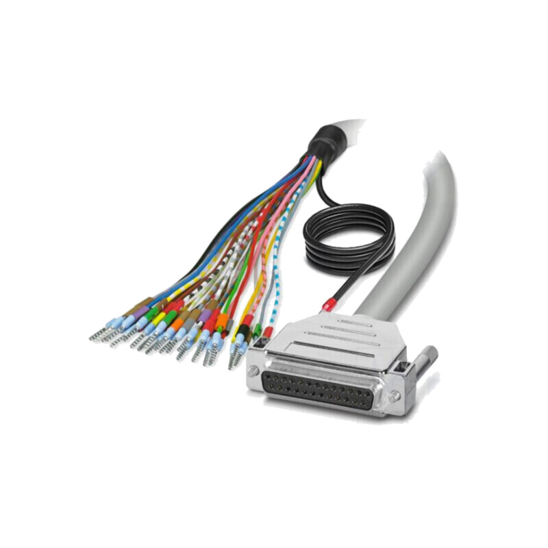 Cablu; D-Sub 25pin soclu,cabluri; PVC; Lung: 3m; gri; Fire: Cu; IP54