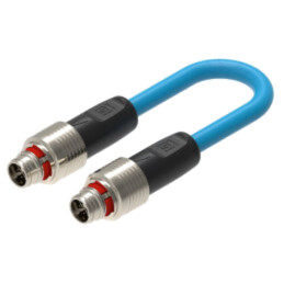 Cablu: pentru senzori/automatizări; M12; PIN: 8; 3m; 60VDC; 50VAC
