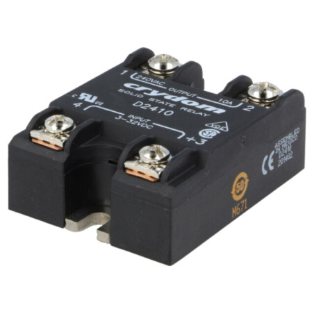 Releu: semiconductor; Ucom: 3÷32VDC; 90A; 24÷280VAC; 1-fazat; IP00