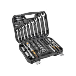 Cheie-set; 6-puncte,tubulară; Fixare: 1/2",1/4"; 82buc.
