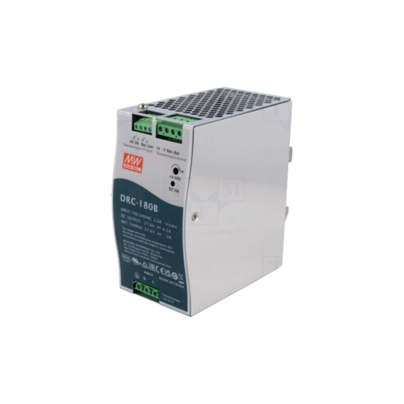 Alimentator: pulsatoriu; cu buffer,pentru şină DIN; 180W; 4,5A