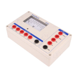 Voltmetru; VDC: 100mV,1V,10V,100V,1kV; VAC: 3V,10V,100V,1kV; 2,5%
