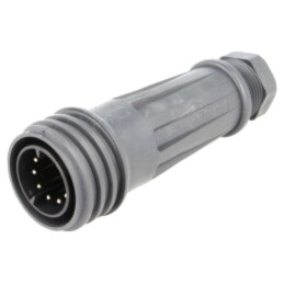Conector: circular; mufă; tată; PIN: 10; 10A; 250V; EXPlora; nichelat