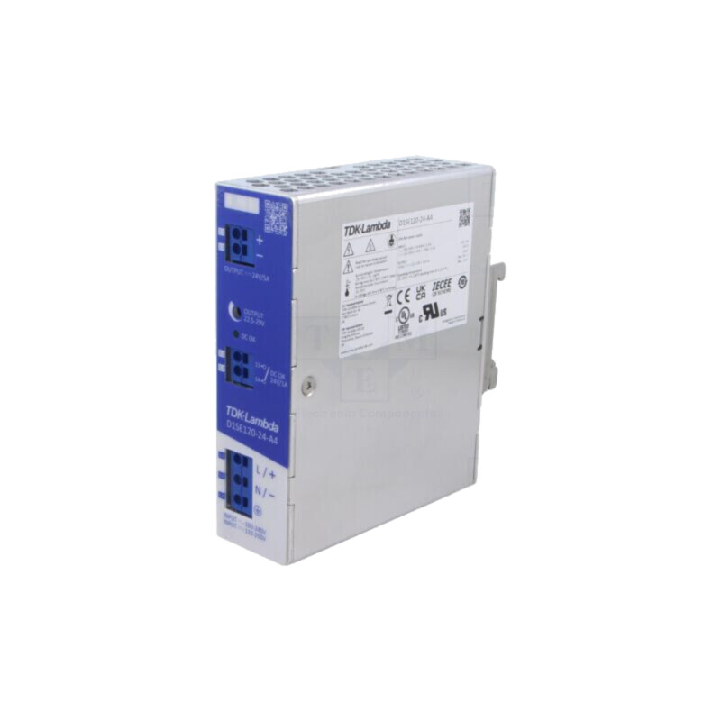 Alimentator: pulsatoriu; pentru şină DIN; 120W; 24VDC; 0÷5A; IP20 Alimentator: pulsatoriu; pentru şină DIN; 120W; 24VDC; 0÷5A; IP20