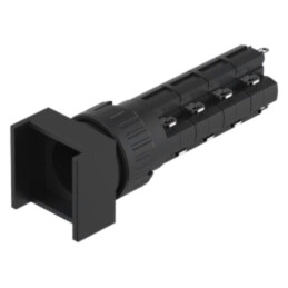 Comutator: corp; 16mm; Poz.i stab: 2; NC x4 + NO x4; 51; Poz: 2