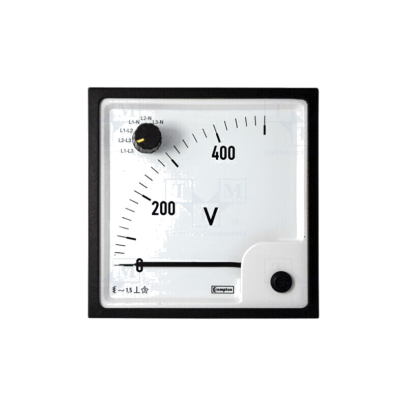 Voltmetru; pe panou; VAC: 0÷300V; Clasa: 1,5; True RMS; Uintr: 300V Voltmetru; pe panou; VAC: 0÷300V; Clasa: 1,5; True RMS; Uintr: 300V