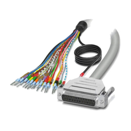 Cablu; D-Sub 25pin soclu,cabluri; PVC; Lung: 1m; gri; Fire: Cu; IP54