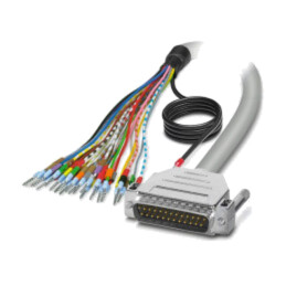 Cablu; D-Sub 25pin mufă,cabluri; PVC; Lung: 1m; gri; Fire: Cu; IP54