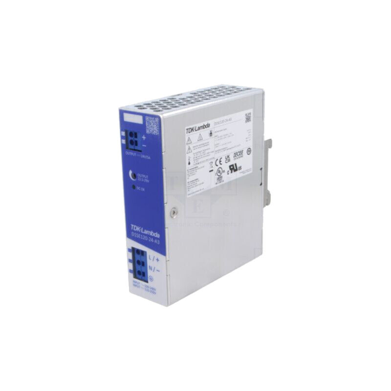 Alimentator: pulsatoriu; pentru şină DIN; 120W; 24VDC; 0÷5A; IP20 Alimentator: pulsatoriu; pentru şină DIN; 120W; 24VDC; 0÷5A; IP20