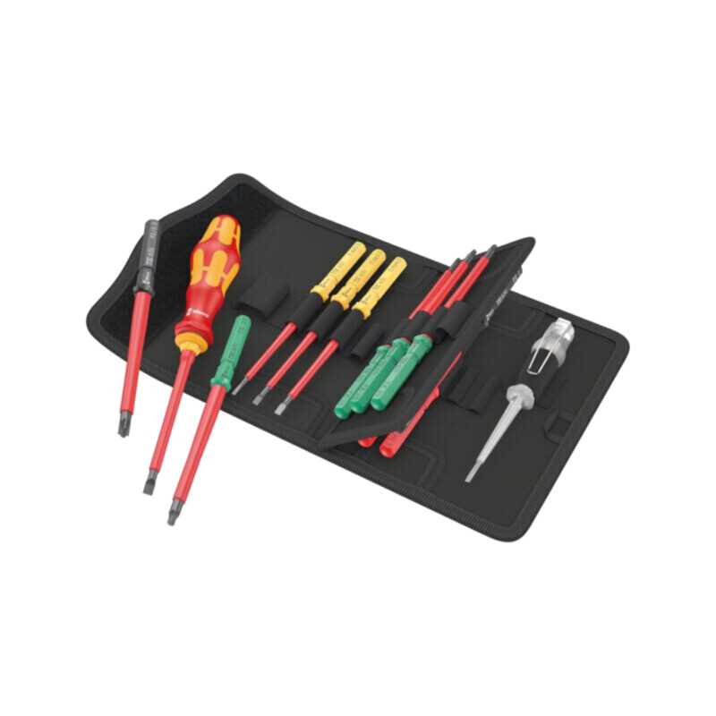 Kit: şurubelniţe; izolată; 1kVAC; PZ/S1,PZ/S2; etui; 16buc. Kit: şurubelniţe; izolată; 1kVAC; PZ/S1,PZ/S2; etui; 16buc.