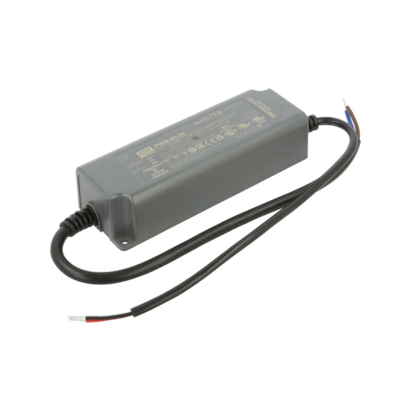 Alimentator: pulsatoriu; pentru benzi LED; 60W; 24VDC; 2,5A; IP67 Alimentator: pulsatoriu; pentru benzi LED; 60W; 24VDC; 2,5A; IP67