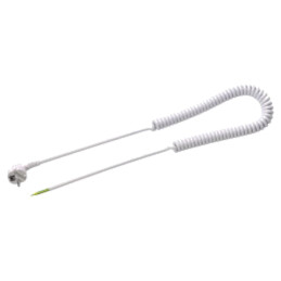 Cablu; 3G1,5mm2; CEE 7/7 (E/F) ştecăr în unghi,cabluri; PUR