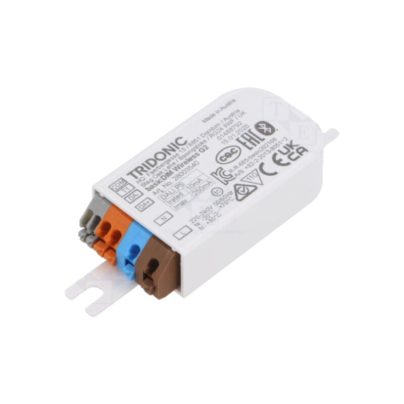 Controler DALI; IP20; 80,7x30x15,3mm; -20÷70°C Controler DALI; IP20; 80,7x30x15,3mm; -20÷70°C
