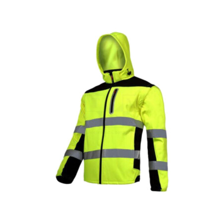 Bluză softshell; Dimensiune: L; galbenă; 320g/m2