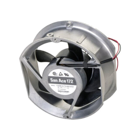 Ventilator: DC; axial; 24VDC; 172x150x51mm; 384m3/h; 60dBA; bilă