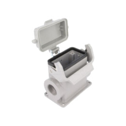 Carcasă pentru conectori: HDC; dimensiune 10B; Han® B; IP65; M25