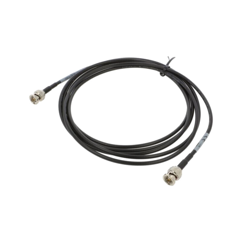 Cablu; 3m; BNC tată,din ambele părţi; ecranat; negru; drept; 75Ω Cablu; 3m; BNC tată,din ambele părţi; ecranat; negru; drept; 75Ω