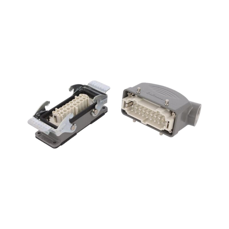 Conector: HDC; tată + mamă; GWconnect; PIN: 16; 16A; 500V; 16+PE Conector: HDC; tată + mamă; GWconnect; PIN: 16; 16A; 500V; 16+PE