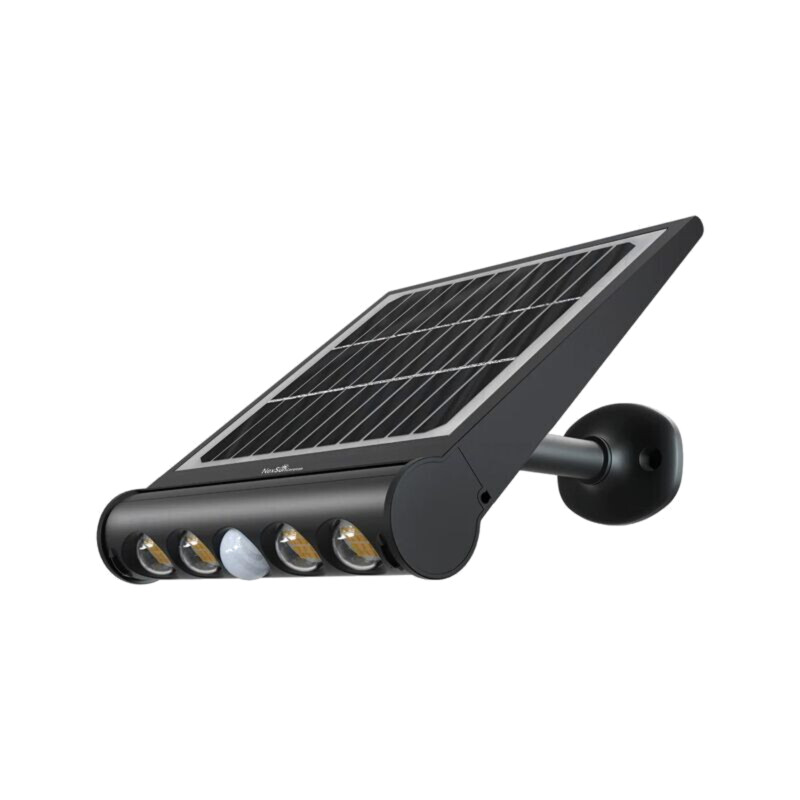 Lamp: LED lighting fixture; IP65; solar,with motion detector