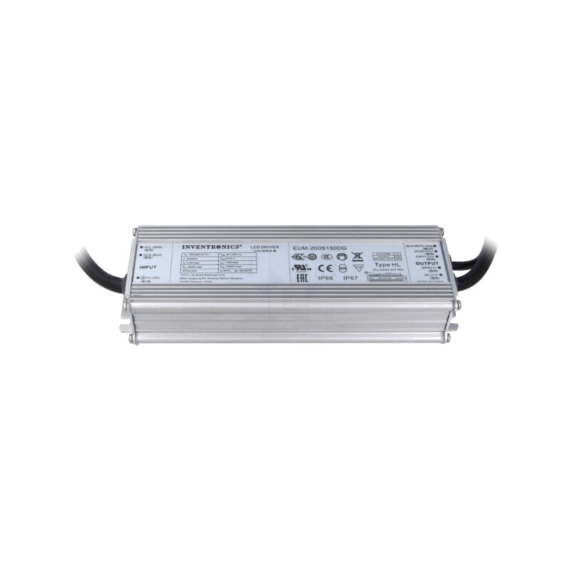 Alimentator: pulsatoriu; LED; 200W; 67÷190V; 1050÷1500mA; -40÷90°C
