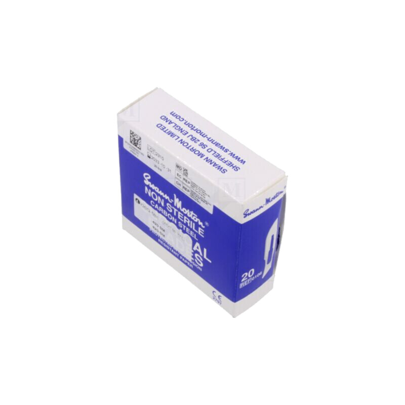 Lamă; L: 45mm; W: 8,8mm; Thk: 0,4mm; 100buc. Lamă; L: 45mm; W: 8,8mm; Thk: 0,4mm; 100buc.