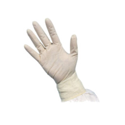 Accesorii cleanroom: mănuşi de protecţie; albă; nitril; XL; ESD