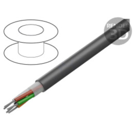 Cablu; Alpha Essential C&C LSZH; 4x22AWG; neecranat; 300V; 30,5m
