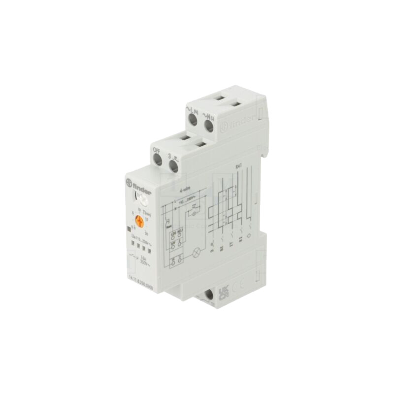 Automat de scară; pentru şină DIN; 110÷240VAC; SPST-NO; IP20; 16A