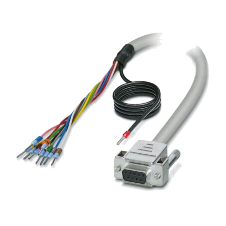 Cablu; D-Sub 9pin soclu,cabluri; PVC; Lung: 1m; gri; Fire: Cu; IP54