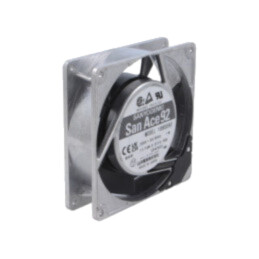Ventilator: AC; axial; 92x92x25mm; 57m3/h; 35dBA; bilă; 200VAC