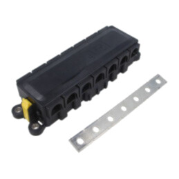 Clemă; 600A; Term: cu ochiuri M8; -40÷105°C; 32V