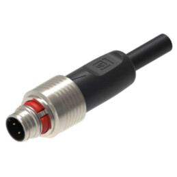 Cablu: pentru senzori/automatizări; M12; PIN: 4; drept; 3m; mufă