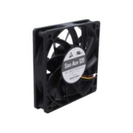 Ventilator: DC; axial; 48VDC; 120x120x25mm; 306,6m3/h; 59dBA; bilă