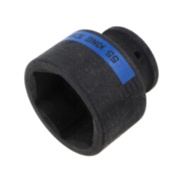 Cap; 6-puncte,tubulară,cu impact; 55mm; 3/4"; Lung.manşon: 70mm