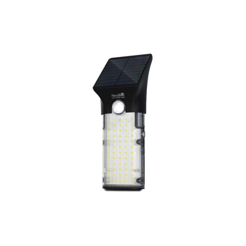 Lamp: LED lighting fixture; IP65; solar,with motion detector Lamp: LED lighting fixture; IP65; solar,with motion detector