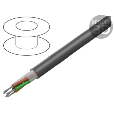Cablu; Alpha Essential C&C LSZH; 2x20AWG; neecranat; 300V; 30,5m
