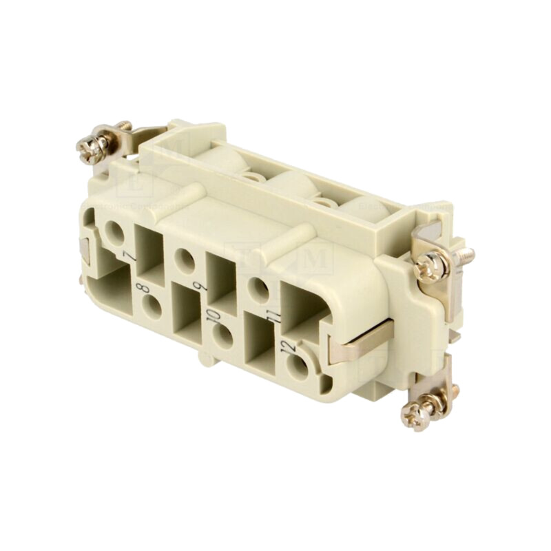 Conector: HDC; inserturi de contact; mamă; 35A; 690V; Han® HsB Conector: HDC; inserturi de contact; mamă; 35A; 690V; Han® HsB