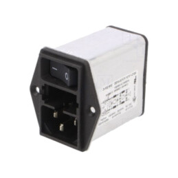 Conector: alimentare AC; soclu; tată; 6A; 250VAC; C14 (E); DD14