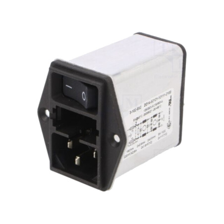 Conector: alimentare AC; soclu; tată; 6A; 250VAC; C14 (E); DD14