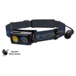 Lanternă: LED pentru cască; etanşă la apă; 8h; 1000lm; IP54