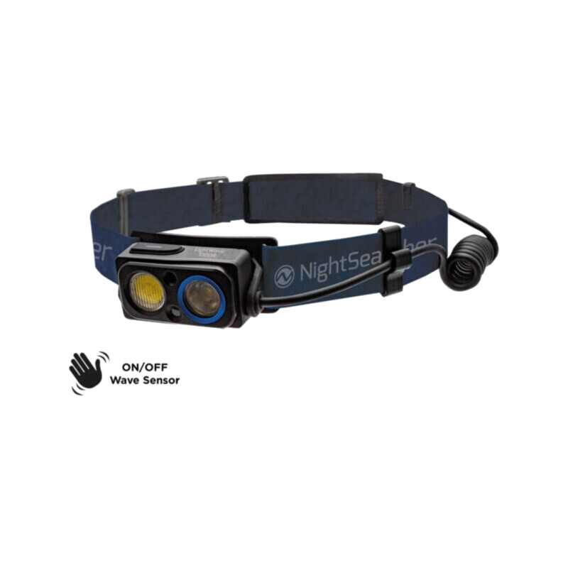 Lanternă: LED pentru cască; etanşă la apă; 8h; 1000lm; IP54