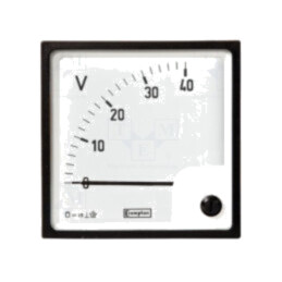 Voltmetru; pe panou; 0÷150V; Clasa: 1,5; 96x96mm
