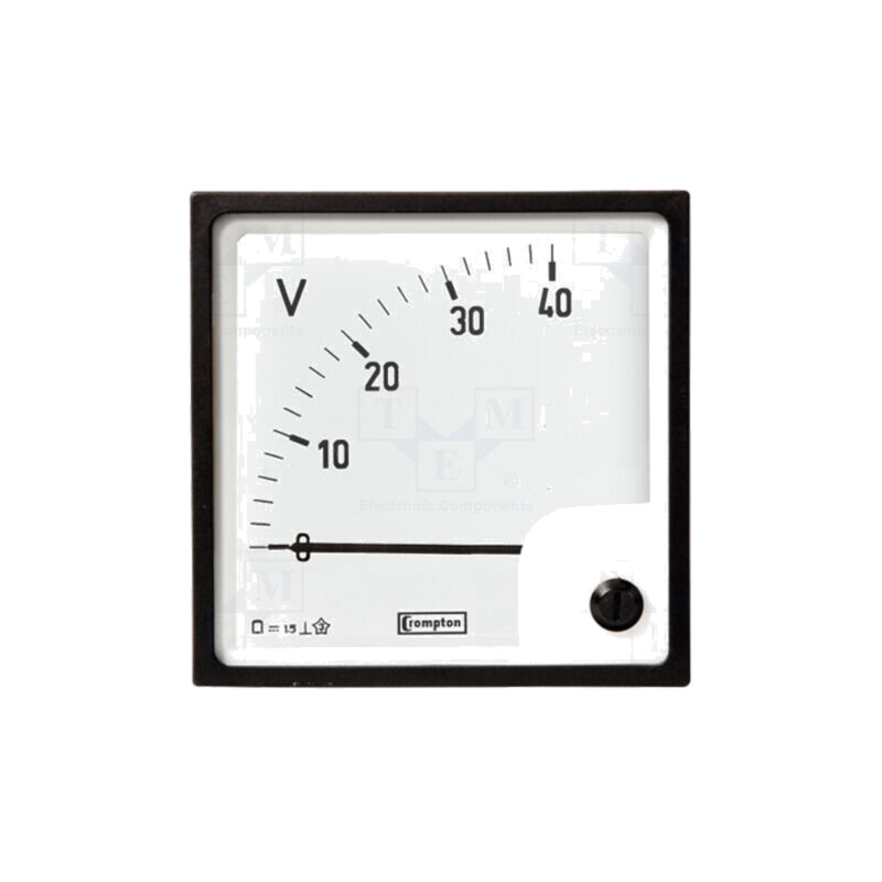 Voltmetru; pe panou; 0÷150V; Clasa: 1,5; 96x96mm