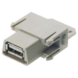 Conector: HDC; modul; mamă; 1A; 50V; Han-Modular®; UL94V-0; Module: 1