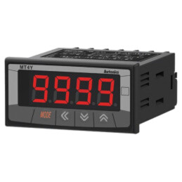 Măsură; tensiune DC; 100÷240VAC; pe panou; MT4Y; Afişaj: LED