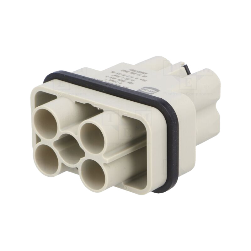 Conector: HDC; inserturi de contact; tată; 10A,40A; 250V,400V Conector: HDC; inserturi de contact; tată; 10A,40A; 250V,400V