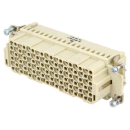 Conector: HDC; inserturi de contact; mamă; 10A; 250V; Han® HMC