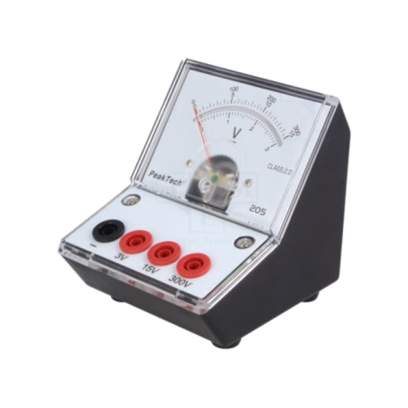 Voltmetru; 0÷3V,15V,300V; 90x106x103mm; 2%; 50Ω